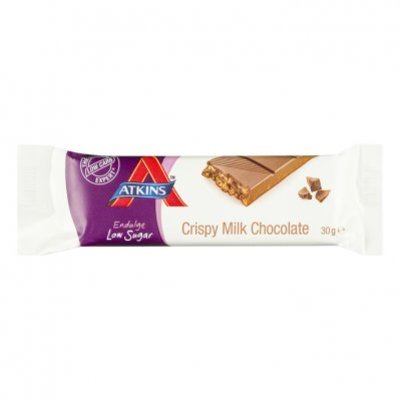 Atkins Endulge reep krokante melkchocolade